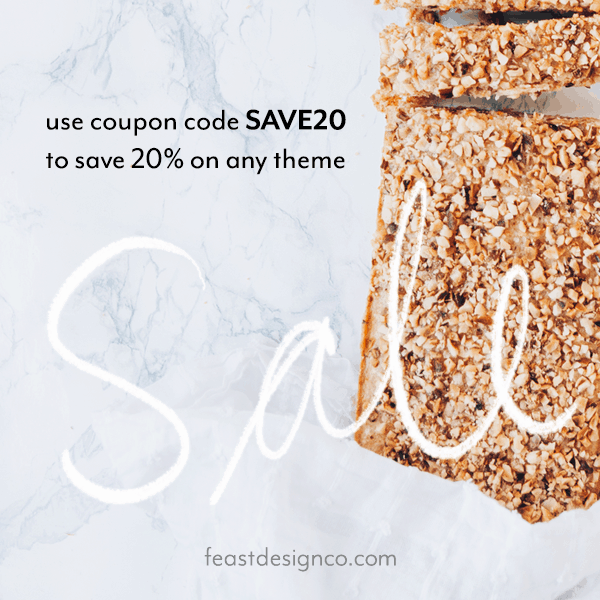 save 20% at feastdesignco.com