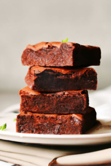 fudgey chocolate brownies
